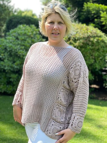 Häkelanleitung Jacke/Weste/Pullover/Shirt Natsumi - Bild 3