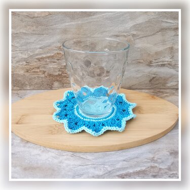 Coaster "FLOWER-POWER" - crochetpattern