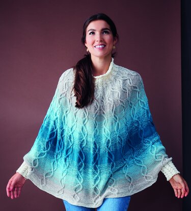 Ärmelponcho Horizont - Bild 2