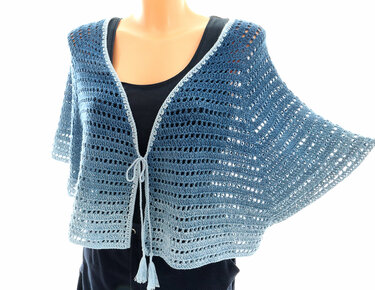 Bolero, Shrug, Cardigan "Kassandra" – Crochet Pattern