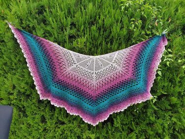 Häkelanleitung Tuch Amity