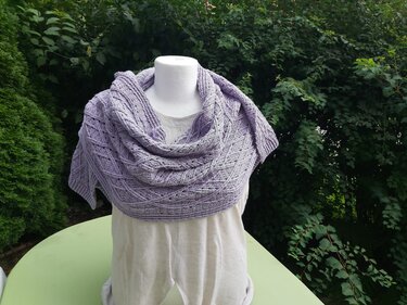 Stola "Schottische Sommernächte" - Häkeln