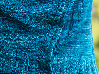 Samira - Jacke/Pullover mit Wasserfallkragen - Stricken