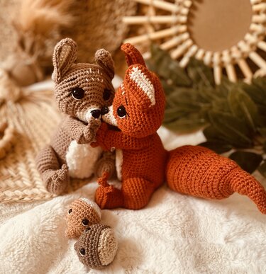 Häkelanleitung Eichhörnchen Crispy PDF Datei