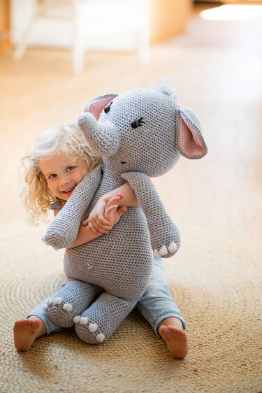 Kuscheltier / Amigurumi XXL-Elefant "Big Buddy" Häkelanleitung // PDF - Bild 3