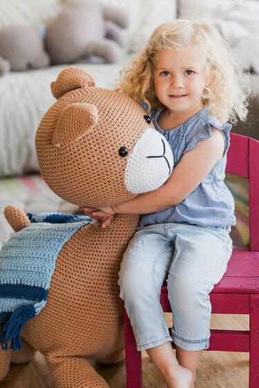 Kuscheltier / Amigurumi XXL-Alpaka "Big Buddy" Häkelanleitung // PDF - Bild 4