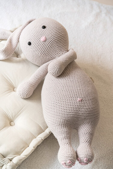 Kuscheltier / Amigurumi XXL-Hase "Big Buddy" Häkelanleitung // PDF