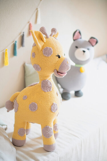 Kuscheltier / Amigurumi XXL-Giraffe "Big Buddy" Häkelanleitung // PDF