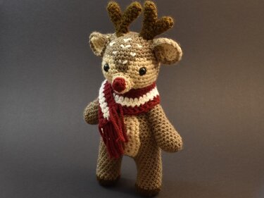 Alma the Reindeer • Crochet Pattern for Christmas