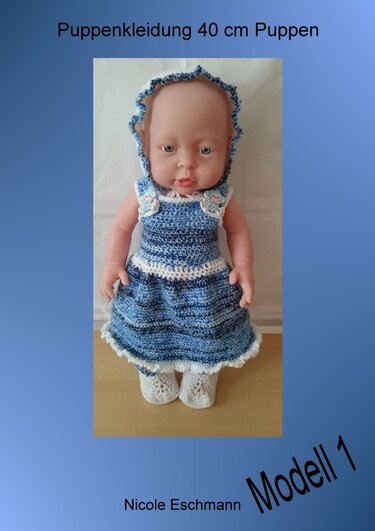 Puppenkleiderset 40 cm Puppen Modell 1