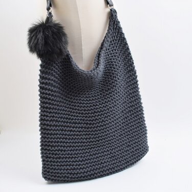 Garter Stitch Bag - Knitting