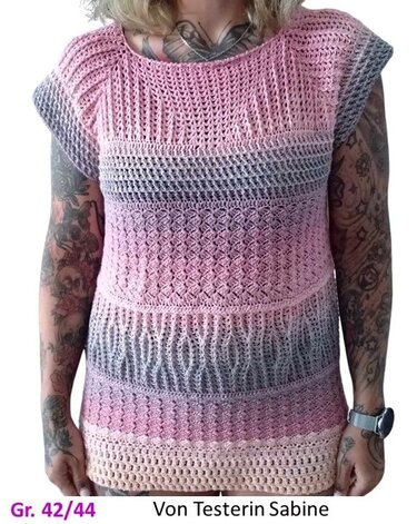 Häkel-Shirt "Magic Moments" alle Größen dank RVO - Häkeln