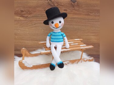 Mr. FROSTY - crochetpattern snowman