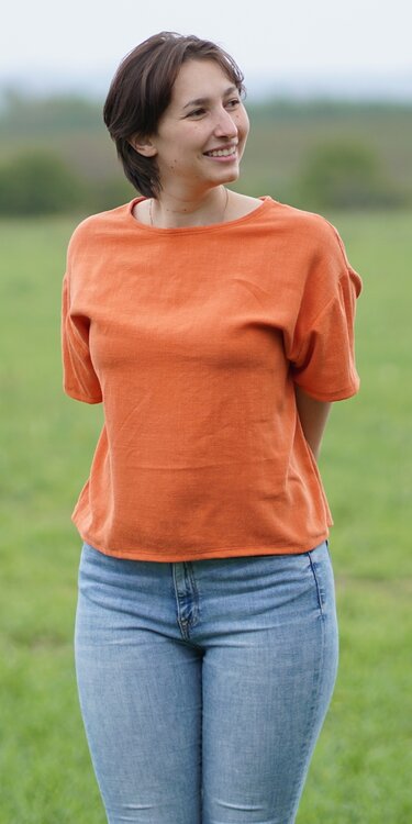 Oversized Crop Shirt nähen in 3 Längen Gr. 34-52 - Bild 2