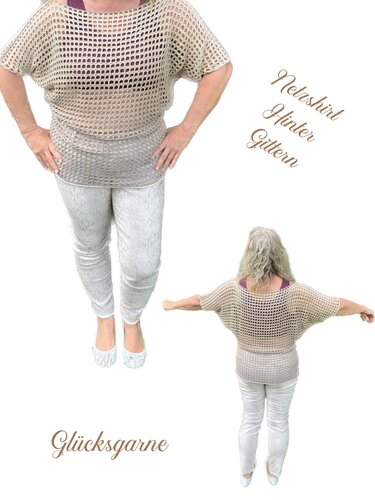 Häkelanleitung Netzshirt Hinter Gittern - Bild 2