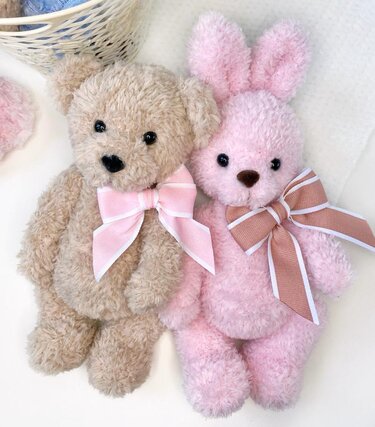 Crochet Pattern teddy bear and rabbit