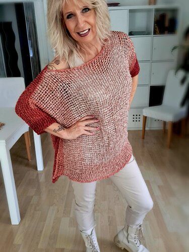 Schlabby Pulli - Häkelpullover - Bild 4