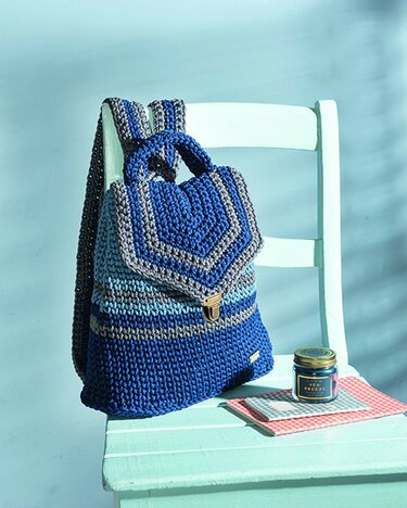 Rucksack: Dominique - Häkeln