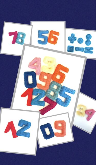 numbers crochet pattern