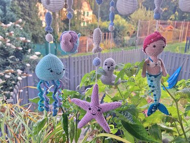 mermaid mobile crochet pattern