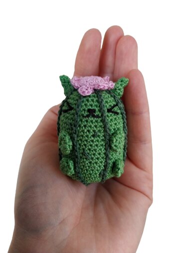 Cactus cat the tiny kitten - Crochet