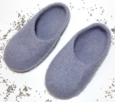 Strickanleitung Filzpantoffel "Homelove" - Bild 2