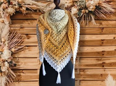 Tears of Love - Häkelanleitung für ein Dreieckstuch