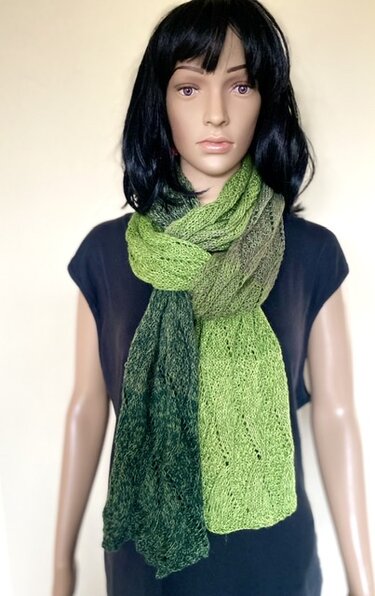 Mystic Arctica, gestrickter Schal - Bild 4