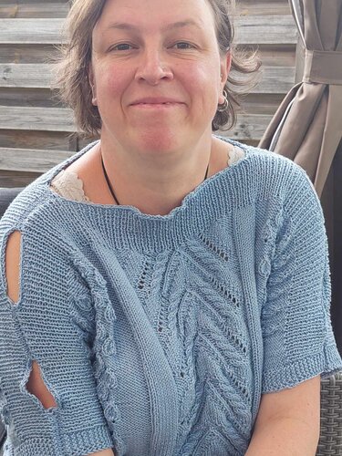 Sommer-Tunika "verzopft und zugenäht" im BoHo-Style bis Größe XXXXXXL - Bild 6