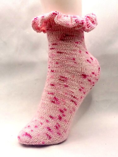 Sneaker Socken stricken! Fixe Quicky Ferse „Chica“ Gr. 34-47