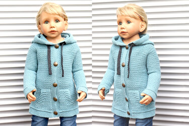 Hoodie "Gloria" for adults/children (size 2 y.-XXL, raglan)