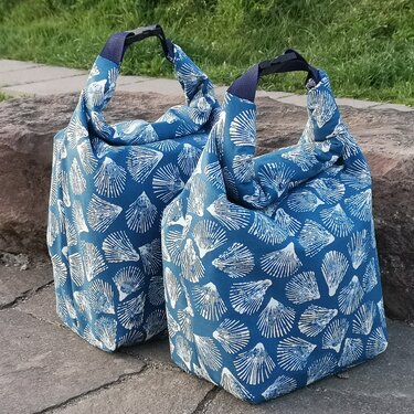 Tragetasche Meereslust, Packsack - Nähprojekt für Anfänger - Nähen