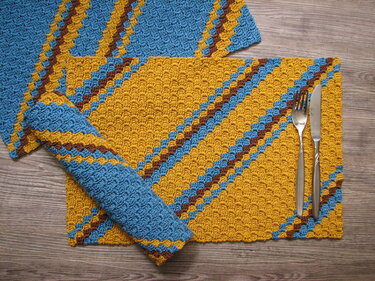 Häkelanleitung Tischset "Dina"