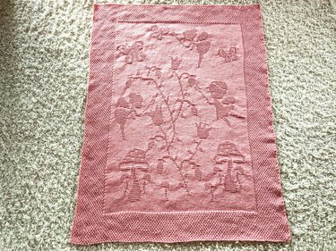 Knitting pattern baby / kids blanket "Wonderworld" - easy