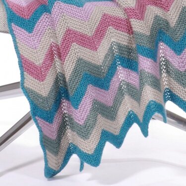 Atlanta - Zig-zag Decke - Stricken