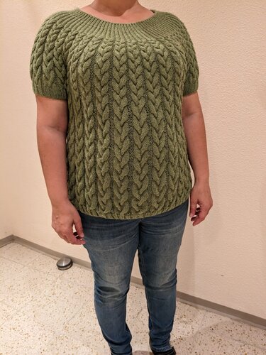 Zopfpulli Trenzas- Strickanleitung für einen Unisex Pullover