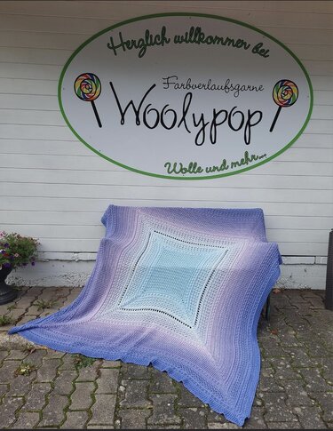 Häkelanleitung Decke Namacama (rechteckig)