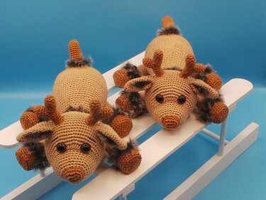 Häkelanleitung Rentier Rene