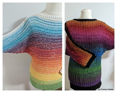 Vladik - Der Fledermauspullover - Häkeln