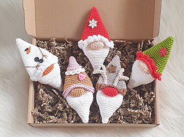 H&auml;kelanleitung Die Wichtel Anh&auml;nger - Häkeln