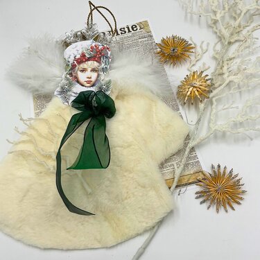 Anleitung Vintageengel - Weihnachtsdekoration  basteln - Weihnachtsengel