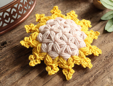 Schneeflocke "Lumina" in 2 Größen - Häkelanleitung