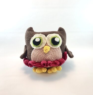 Häkelanleitung Enni Eule