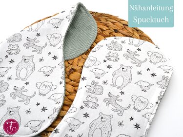 Nähanleitung Schulterspucktuch Spucktuch