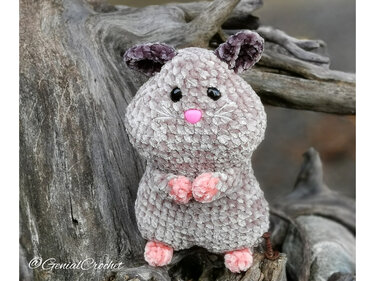 Easy Crochet Pattern - Begging Hamster Amigurumi - Image 2