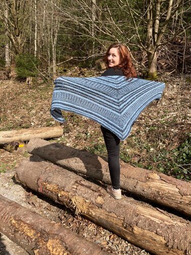 Anleitung Tuch "Mystery-Wolke" - Stricken