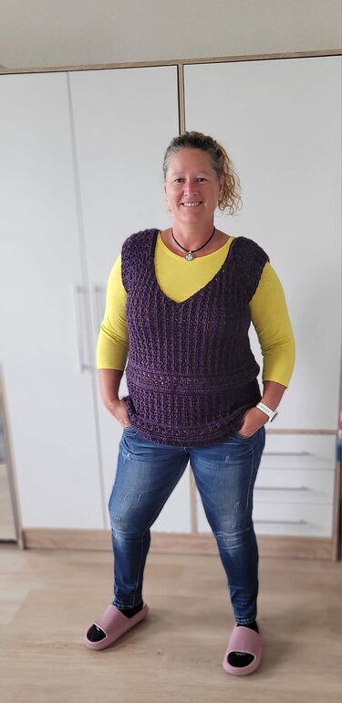RVO Häkelanleitung: Spring Romance Pullover oder Pullunder