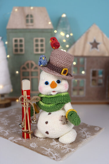 Crochet pattern Snowman
