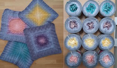 Granny und Mandala Decke Marah - Häkeln