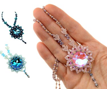 PDF- Anleitung  / Kette mit Anhänger selber machen DIY - Basteln